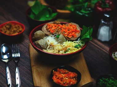 Ilustrasi bakso. (Pixabay)