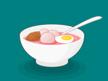 Ilustrasi bakso. (Pixabay)