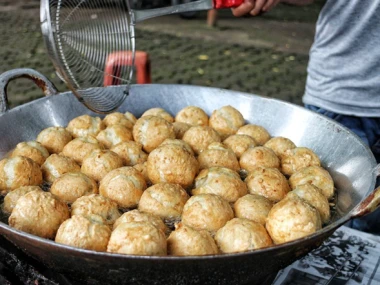 Bakso goreng ikan tenggiri