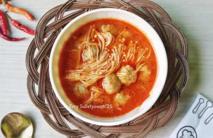 Bakso Bandeng Kuah Mercon. (Cookpad Eny Sulistyowaty)