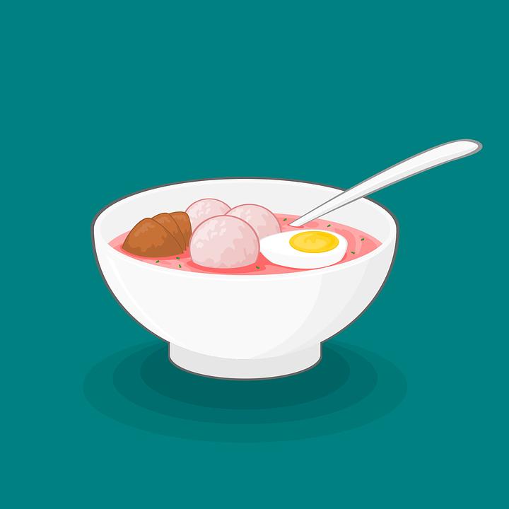 Ilustrasi bakso. (Pixabay)