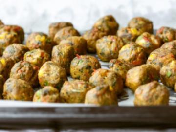 Bakso vegetarian.