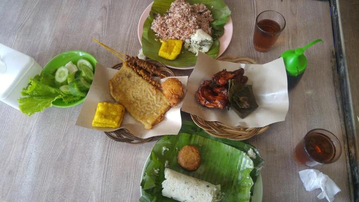 Nasi Timbel mangga 