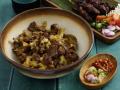 Sate goreng kambing