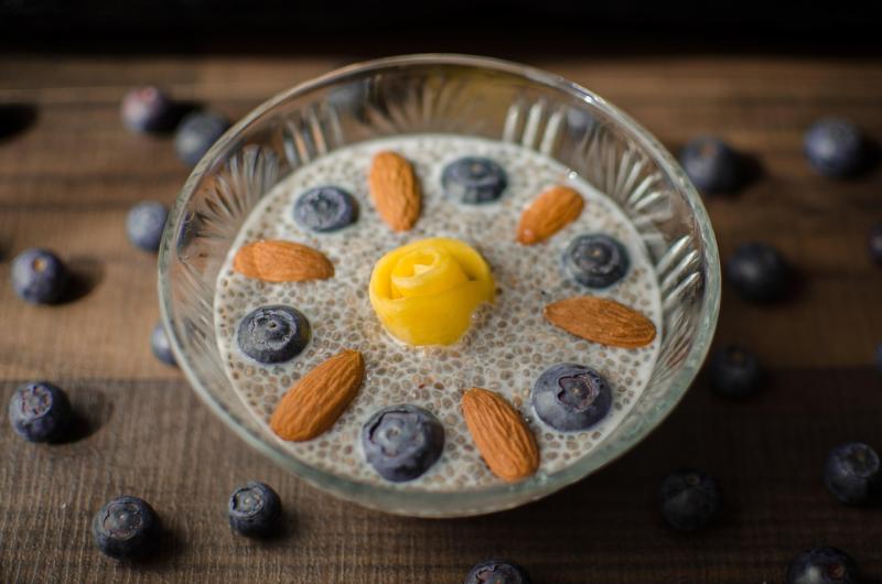Puding chia seed.